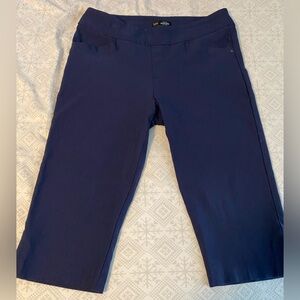 Lee Dark Blue Sculpting Capri Pants
